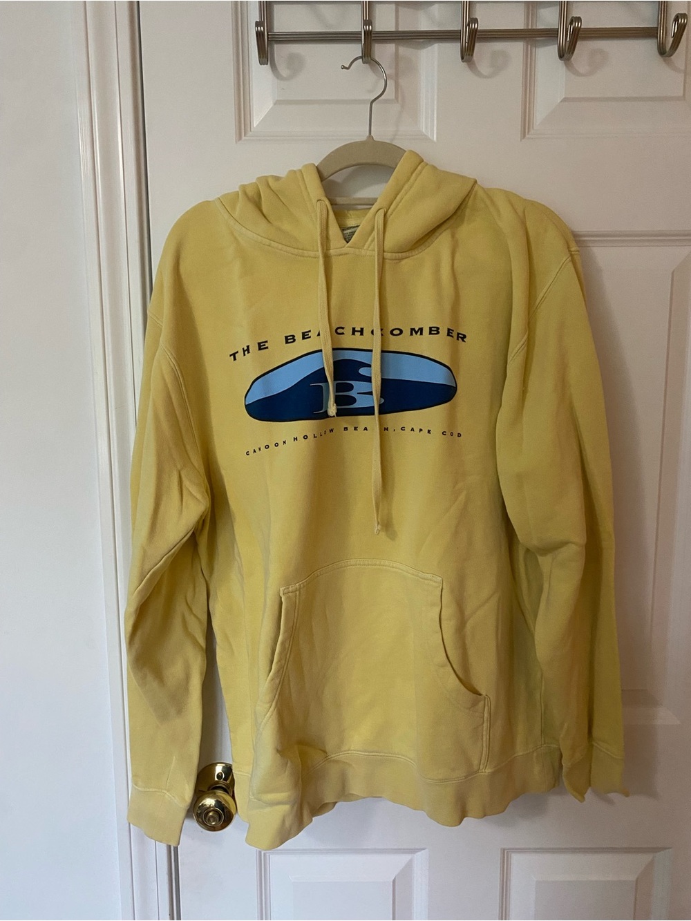 The Beachcomber Yellow Pullover Hoodie - Men's Casual Shirt